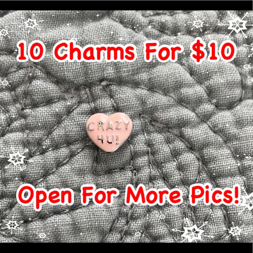 Origami Owl Closet Clean Charm Lot # 2 Valentine’s